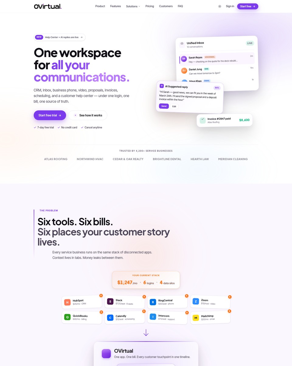 OVirtual website